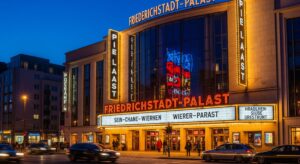 Friedrichstadt-Palast showcasing spectacular performances, located in Berlin, Deutschland, 2025.