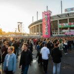 Lollapalooza Berlin at Olympiastadion on June 18, showcasing an electric festival atmosphere.